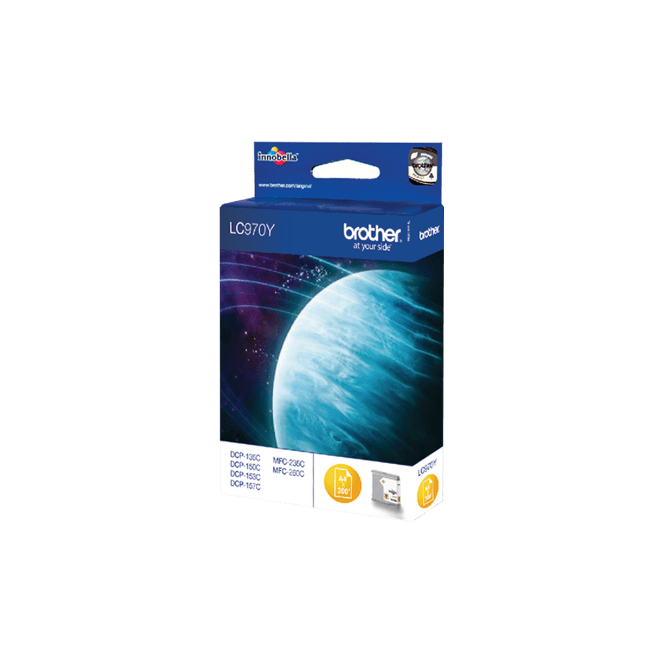 Genuine Brother LC970Y Ink Cartridge – Yellow 2